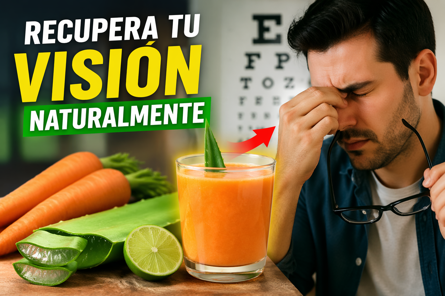 Recupera tu visión de forma natural! El secreto casero que tus ojos necesitan HOY”