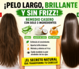 El secreto natural que está transformando cabellos opacos en melenas largas, brillantes y sin frizz… ¡con solo 3 ingredientes