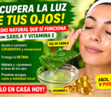 Recupera la luz de tus ojos de forma natural! El poderoso secreto con sábila que casi nadie conoce