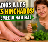Dile adiós a los pies hinchados! El remedio natural de 2 ingredientes que activa tu circulación desde casa”