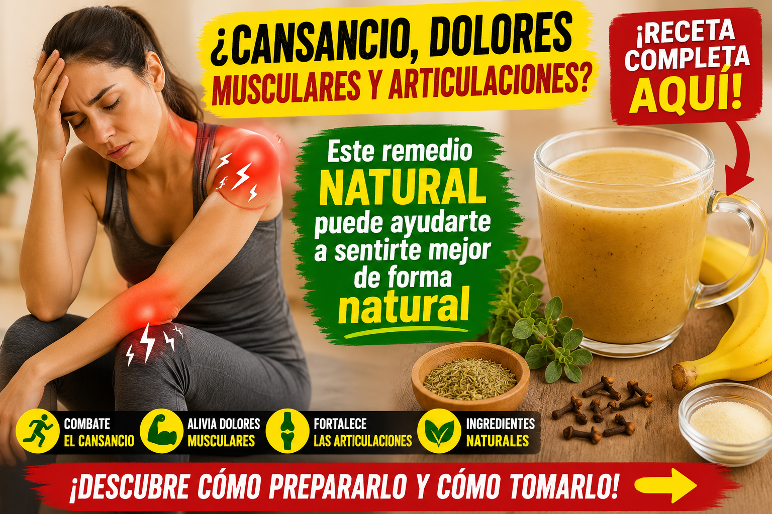El remedio natural que está ayudando a muchas personas a recuperar su energía, aliviar dolores musculares y fortalecer las articulaciones